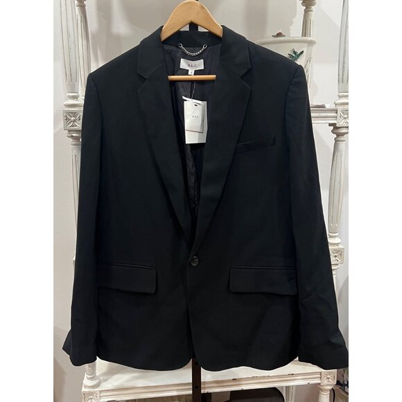 BNWT A.L.C. Dakota One-Button Jacket Suit Size 10 Oversized Slouchy - Picture 4 of 5